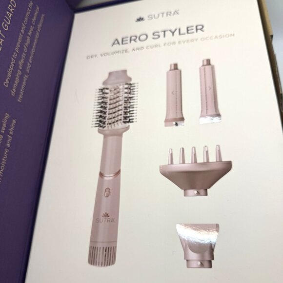 SUTRA AERO Styler 5-in-1 Hair Styling Tool Brush Dryer Volumizer Curler Diffuser - Picture 3 of 10
